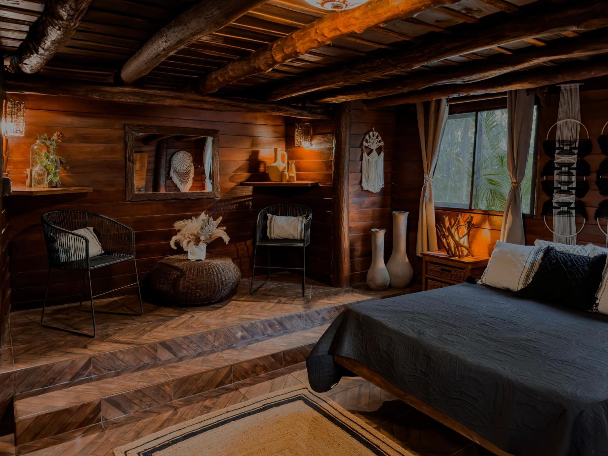 Anand Ecoaldea Villa Puerto Morelos Oda fotoğraf
